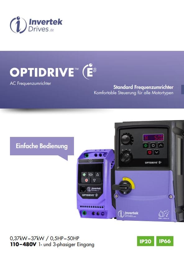 Optidrive E3